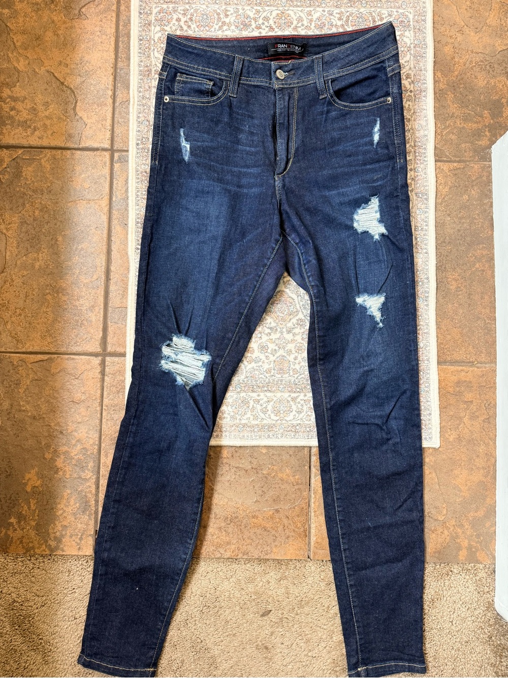 Fran Denim Nicole Dark Blue Women's Jeans